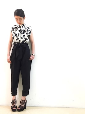 「Narcissus（ナルシス）のアイテム」を使った、Narcissus-japanさん（レディース・160cm）の春コーディネート