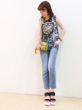 「Narcissus（ナルシス）のアイテム」を使った、Narcissus-japanさん（レディース・160cm）の夏コーディネート