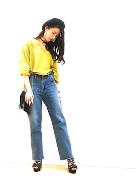 「アイテム（チョーカー）」を使った、Narcissus-japanさん（レディース・160cm）の夏コーディネート