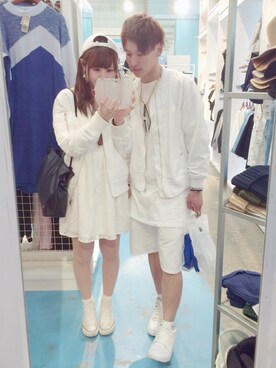 akariさん（レディース・160cm）の春コーディネート