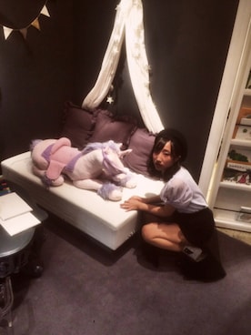 「honey mi honey」｜もっちさん（レディース・154cm）の夏コーディネート