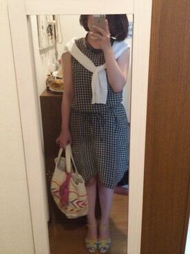 hnkさん（レディース・157cm）の夏コーディネート