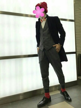 「スーツ」｜はぐれ親父さん（メンズ・173cm）の秋コーディネート