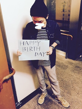 UNEさん（メンズ・173cm）の秋コーディネート