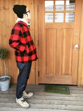 UNEさん（メンズ・173cm）の冬コーディネート