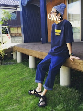 UNEさん（メンズ・173cm）の夏コーディネート