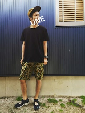 UNEさん(メンズ・173cm)の夏コーディネート
