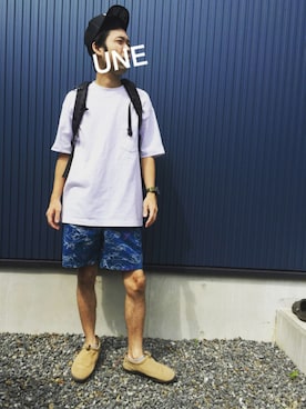 UNEさん(メンズ・173cm)の夏コーディネート