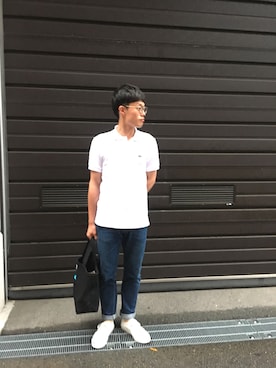 「CONVERSE（コンバース）のCONVERSE コンバース ジャック パーセル / JACK PURCEL（スニーカー）」を使った、y.kurataさん（メンズ・170cm）の夏コーディネート