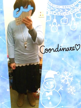 あやぺさん（レディース・154cm）の冬コーディネート