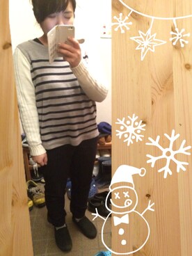 あやぺさん(レディース・154cm)の冬コーディネート