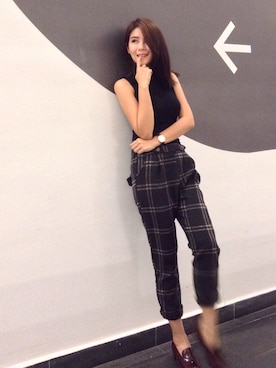 「Daniel Wellington」｜EmilyLim佩琦さん（レディース・170cm）の春コーディネート