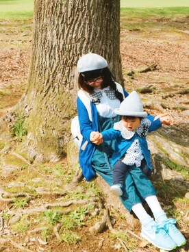 memimemimiさん(キッズ・70cm)の春コーディネート