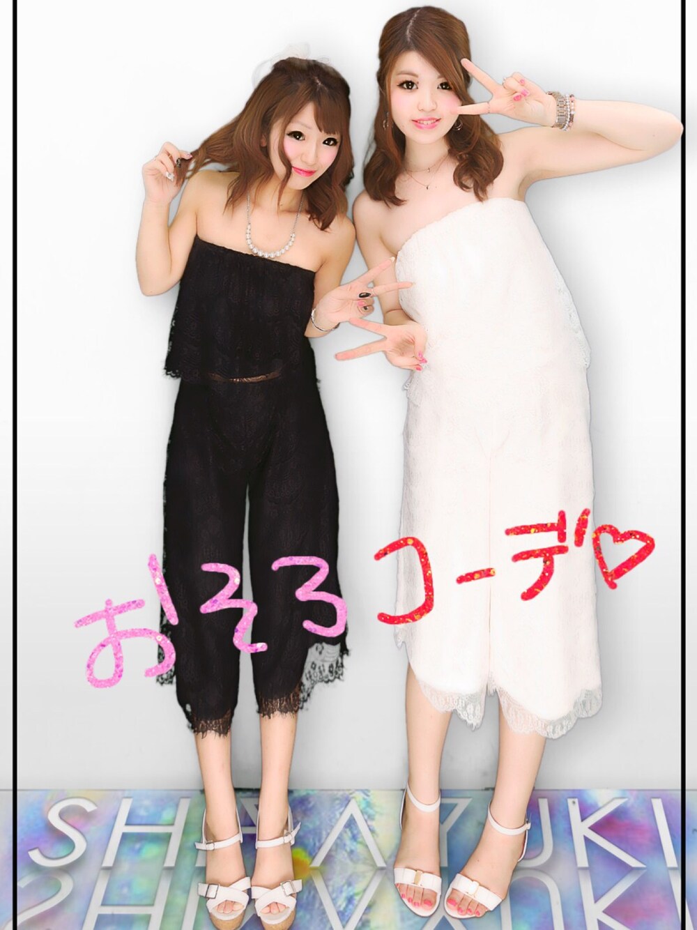 「セットアップ、黒」｜「CECIL McBEEのアイテム（その他、ブラック系）」を使った、きゃろさん（レディース・145cm）の夏コーディネートの1枚目の写真