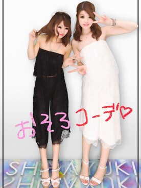「CECIL McBEE（セシルマクビー）のアイテム（その他）」を使った、きゃろさん（レディース・145cm）の夏コーディネート