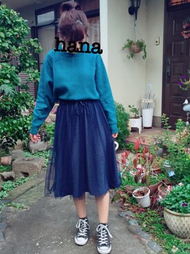 hanaさん（レディース・162cm）の冬コーディネート