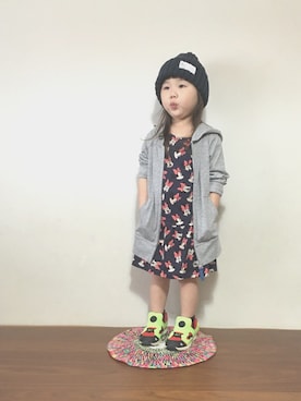 おもちさん（キッズ・90cm）の春コーディネート