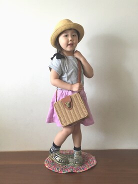 おもちさん（キッズ・90cm）の春コーディネート