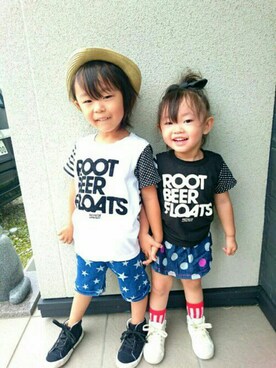 -粋-さん(キッズ・100cm)の夏コーディネート