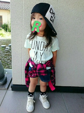 -粋-さん（キッズ・90cm）の秋コーディネート