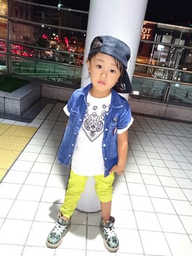 -粋-さん（キッズ・100cm）の秋コーディネート