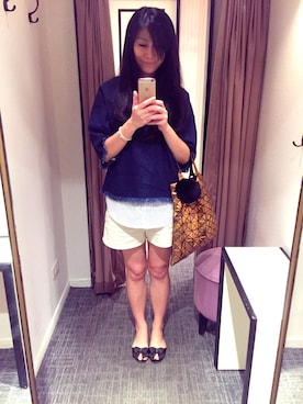 「shortpants」｜Kiki Hsuさん（レディース・167cm）の夏コーディネート