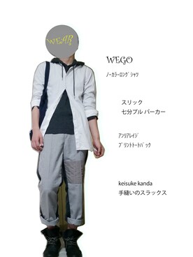 keisuke kandaのスラックスを使った人気ファッションコーディネート - WEAR