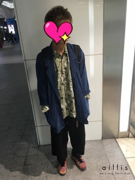 「NIKE #フライニット#デニムコート#古着 #WEG」｜✂徳重 秀哉✂さん（メンズ・167cm）の春コーディネート