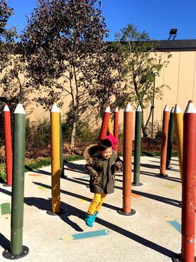 hmyさん（キッズ・100cm）の冬コーディネート