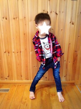 hmyさん（キッズ・100cm）の秋コーディネート