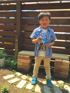 hmyさん（キッズ・100cm）の春コーディネート