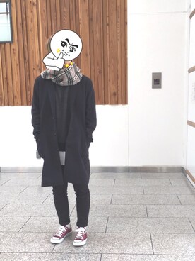 「アイテム（チェスターコート）」を使った、そーたさん（メンズ・170cm・10代）の秋コーディネート