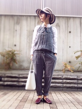 「Marc by Marc Jacobs（マークバイマークジェイコブス）のアイテム（その他シューズ）」を使った、ワニコさん（レディース・162cm）の春コーディネート