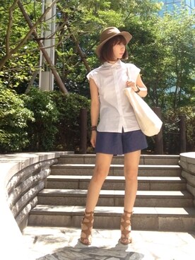 ワニコさん（レディース・162cm）の夏コーディネート