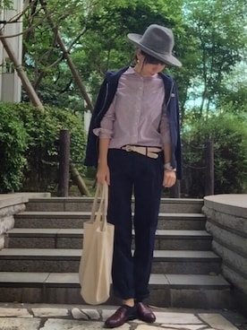 「Marc by Marc Jacobs（マークバイマークジェイコブス）のアイテム（その他シューズ）」を使った、ワニコさん（レディース・162cm）の秋コーディネート