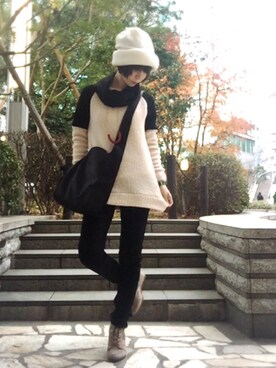 ワニコさん(レディース・162cm)の冬コーディネート