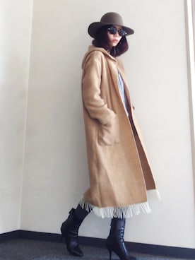 「nonnative（ノンネイティブ）のアイテム」を使った、ワニコさん（レディース・162cm）の秋コーディネート