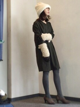 「N.（N. Natural Beauty Basic）（エヌエヌナチュラルビューティーベーシック）のアイテム（ブーティ）」を使った、ワニコさん（レディース・162cm）の秋コーディネート