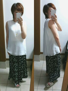 chiroruᵕ̈*さん（レディース・151cm）の夏コーディネート