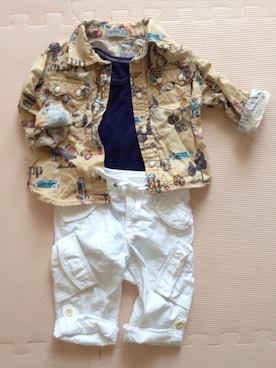 ayoutoさん（キッズ・70cm）の夏コーディネート