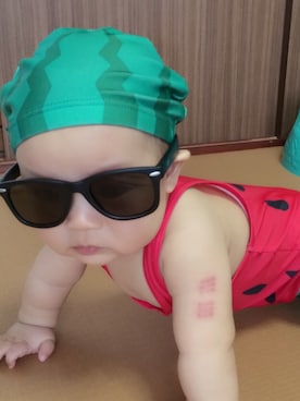 「babyGAP（babyGAP）のアイテム（サングラス、ブラック系）」を使った、ASAHI☺︎︎さん（キッズ）の秋コーディネート