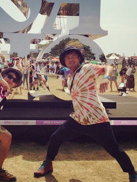 「MAD FACTORY（マッドファクトリー）のアイテム」を使った、じょう庵さん（メンズ・170cm）の夏コーディネート