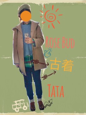「rosebullet（ローズブリット）のアイテム（ジャケット/アウター）」を使った、mimosa さん（レディース・164cm）の冬コーディネート