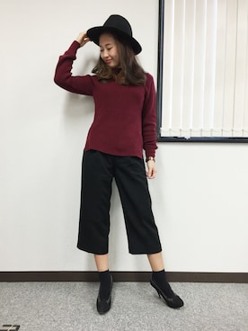 「アイテム（腕時計）」を使った、miyaさん（レディース・155cm・30代）の冬コーディネート