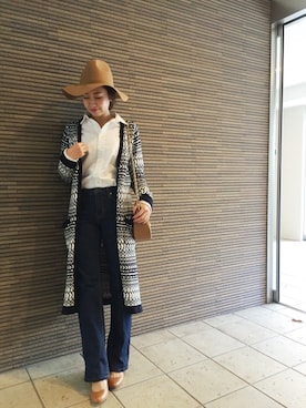 「ALDO（アルド）のアイテム」を使った、miyaさん（レディース・155cm）の冬コーディネート
