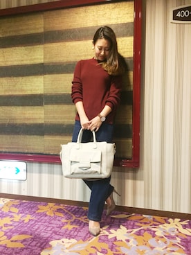 「アイテム（腕時計）」を使った、miyaさん（レディース・155cm・30代）の冬コーディネート