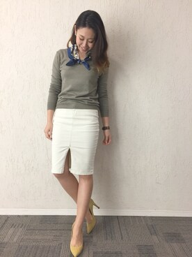 「M.deux」｜「アイテム（その他）」を使った、miyaさん（レディース・155cm）の春コーディネート