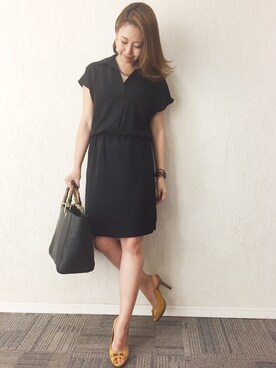 「M.deux（エムドゥ）のアイテム（パンプス）」を使った、miyaさん（レディース・155cm）の夏コーディネート