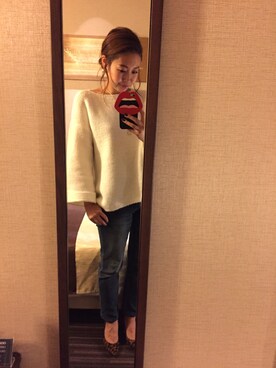 「M.deux（エムドゥ）のアイテム（アクセサリー）」を使った、miyaさん（レディース・155cm）の秋コーディネート