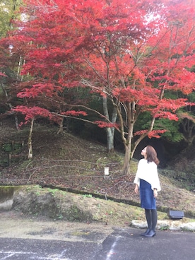 「ベルスリーブ」｜miyaさん（レディース・155cm）の秋コーディネート